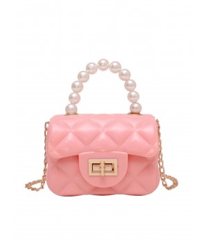  Pearl Argyle Chain Strap Mini Handbag