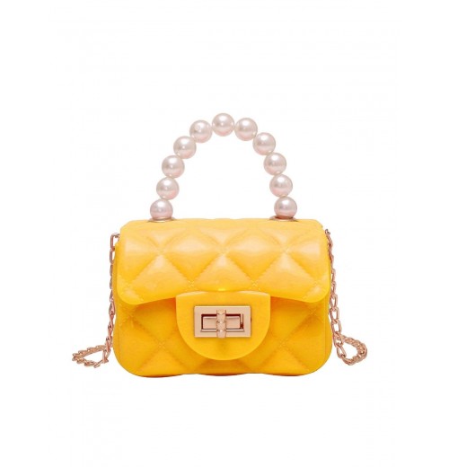  Pearl Argyle Chain Strap Mini Handbag