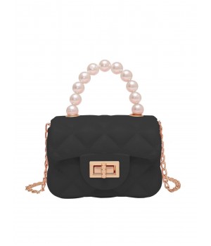  Pearl Argyle Chain Strap Mini Handbag