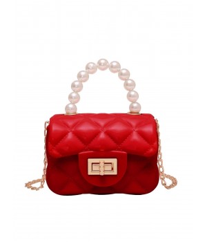  Pearl Argyle Chain Strap Mini Handbag