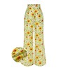 Yellow  Sunflower Jacquard Pants