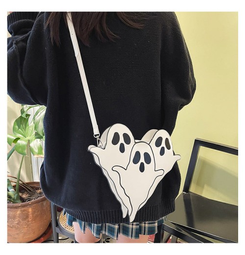 Halloween Cartoon Ghost Triangle Bag