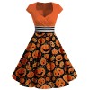 Plus Size Orange  Costume Dress