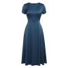 Blue  Pearl Buttons Darlene Dress