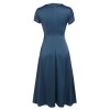 Blue  Pearl Buttons Darlene Dress