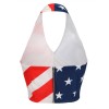  Patchwork Flag Independence Day Tops