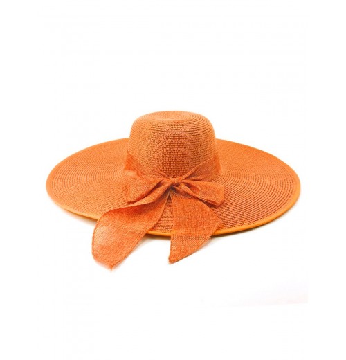 Ribbon Wide Brim Raffia Sun Hat