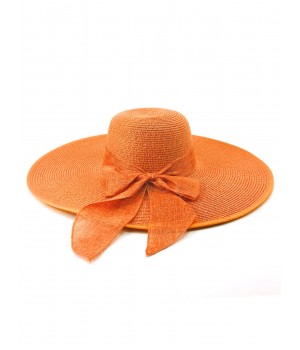 Ribbon Wide Brim Raffia Sun Hat