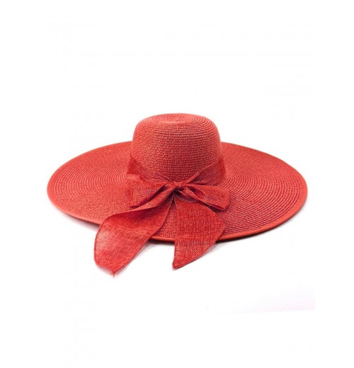 Ribbon Wide Brim Raffia Sun Hat