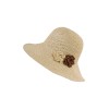  Braided Flowers Straw Hat