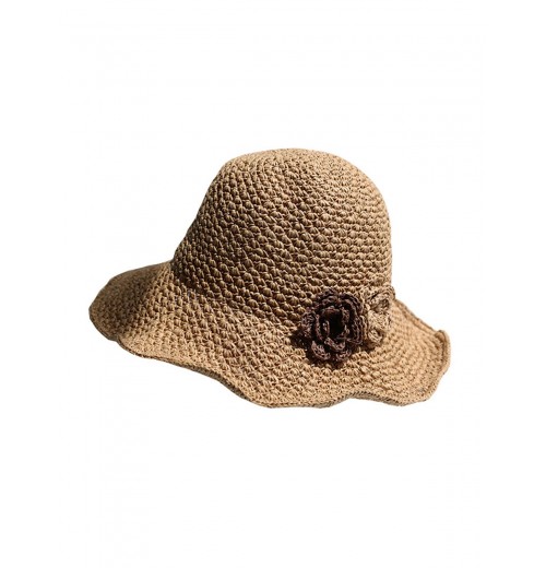  Braided Flowers Straw Hat