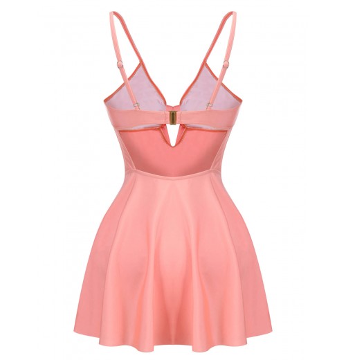 Pink  Bow Halter One-piece Swimsuit